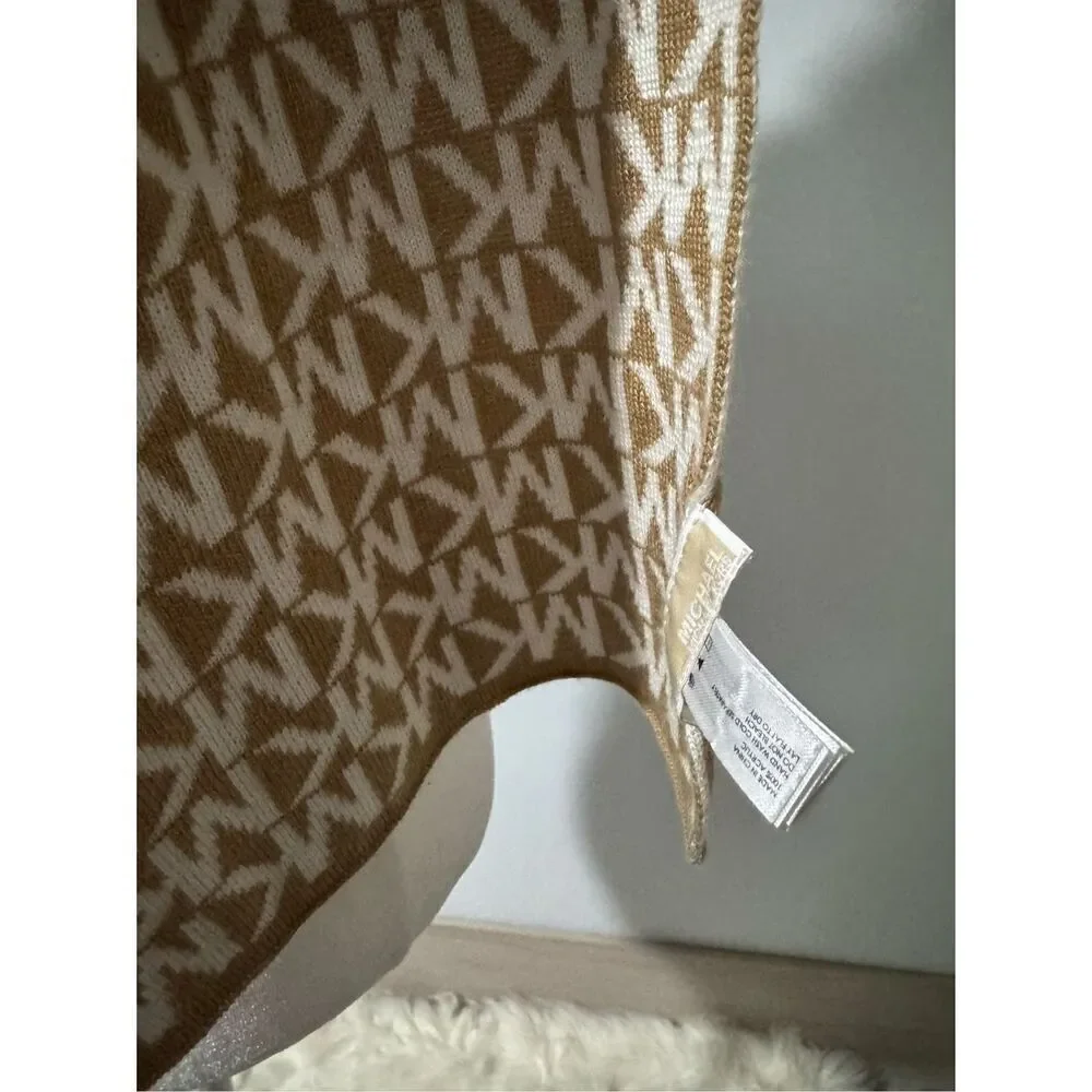 Michael Kors monogram logo scarf